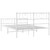  Bed Frame White Powder-coated steel King Bed Frame Rectangular A949-355532