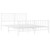  Bed Frame White Steel King Size Bed Frame Rectangular A949-374506