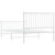  Bed Frame White Powder-coated steel Single Bed Frame A949-350943