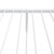 Bed Frame White Powder-coated steel Single Bed Frame A949-350943