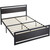 Full Black Metal Platform Bed Frame with Wood Panel Headboard and Footboard Q280-SCLFBWLPB1984931