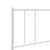  Headboard White Powder-Coated Steel Double Tough Headboard A949-352566