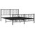  Bed Frame Black Powder-Coated Steel King Size Bed Frame A949-374457