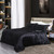Color: Cool Black, Size Specification: 1.5m - Four-piece Silky Sleep Bare Silk Quilt Cover Q119-CJCS237770578ZA