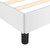  Bed Frame With Headboard White Faux leather, plywood, engineered wood A949-347526