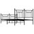  Bed Frame Black Powder-coated steel King Bed Frame Rectangular A949-353557