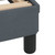  Bed Frame with LED without Mattress "Hanko" Dark Gray 53.9"x74.8" Velvet A949-3213810