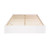 King Size White Wooden 4 Post Platform Bed Frame Q280-PPKGWH435808