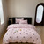 Pattern: Pink Bow, Size Specification: 1.8m4pcs - Cotton Household Knitted Printed Bed Four-piece S Q119-CJCS255703567OL