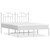  Bed Frame White Powder-Coated Steel Double Bed Frame A949-353487