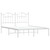  Bed Frame White Powder-Coated Steel Double Bed Frame A949-353487