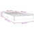  Bed Frame Light Grey Polyester, Plywood, Engineered Wood Twin XL A949-346853