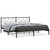  Bed Frame Black Powder-Coated Steel Double Metal Bed Frame A949-376232
