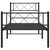  Metal Bed Frame Black Powder-Coated Steel Twin Metal Bed Frame A949-372290