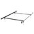 Adjustable Twin/Full Metal Bed Frame with Headboard and Footboard Brackets Q280-TFJBF6123951