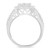 10K White Gold Diamond Cluster Ring (1 Cttw, H-I Color, I1-I2 Clarity) - Size 6-3/4 N162-015549R675