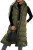 Color: army green, Size: XL - Hooded Zipper Jacket Women Oversize Waistcoat Winter Outerwear Hooded F640-12000031409290491