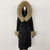 Color: Black Milk Tea, Size: M - Thickened Long Section White Goose Down Slim Fit Women's Coat Q119-CJYD245180427AZ