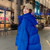 Color: 220 Blue, Size: S - Korean Style Loose Autumn Winter Coat Cotton-padded Jacket Q119-CJJK257859407GT