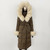 Color: Brown Beige, Size: M - Thickened Long Section White Goose Down Slim Fit Women's Coat Q119-CJYD245180487IR