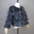 Color: Turquoise, Size: XXL - 2025 New Style Real Fur Coat 100% Natural Fur Jacket Female Winter Wa F640-12000034266142825