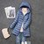 Color: Haze Blue, Size: 7XL - Women's Mid-length Fashion Lightweight Down Jacket Q119-CJYD253149460HS