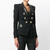 Fashion Stitching PU Leather Long Sleeve Double Breasted Suit Jacket Tops Q119-CJYD1959078