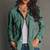 Long Sleeve Waist-tight Jacket Pocket Windbreaker Coat Women's Clothing Q119-CJYD2543704