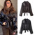 Trendy Wild Two-color Double Breasted Short Lace Up Leather Coat Q119-CJYD2580101