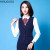 Color: GRAY, Size: XXL - YASUGUOJI New Fashion Business Slim Fit Women Vest OL V Neck Formal Office F640-12000030096572799