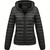 Color: Black, Size: XL - Women's Lightweight Hooded Winter Jacket Nylon Material Q119-CJYD242906505EV