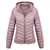 Color: BabyPink, Size: XL - Women's Solid-Color Zippered Hooded Winter Coat Jacket Casual Q119-CJXZ263405711KP