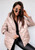 Color: Khaki, Size: XXL - Women's Large Lapel Cotton-padded Coat Fashionable Jacket Q119-CJJK244417029CX