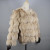 Color: Beige, Size: M - 2025 New Style Real Fur Coat 100% Natural Fur Jacket Female Winter Warm Lea F640-12000034266142808
