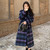 Retro Plaid Woolen Coat Women Q119-CJQB1968587