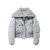 Color: Gray, Size: XL - Designer Knit Patchwork Large Lapel Cotton Coat For Women Q119-CJJK262669124XC