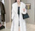 Color: White, size: L - Mink Hair Fur And Leather Overcoat Women Q119-CJYD194710006FU