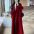 Women's Lace-up Long Elegant Woolen Coat Q119-CJQB2562344