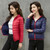 Women's Down Jacket Thin Hood Short Plus Size Solid Color Q119-CJYD2129697