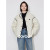 TOYOUTH Women Thick Cotton Coat 2024 Winter Long Sleeve Lapel Collar Contrasting Color Splicing Ele F640-3256807765963913