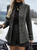 Color: Black, Size: M - Women's Fashionable Double-breasted Mid-length Coat Q119-CJYD254893806FU