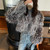 Korean Style Short Leopard Fur Furry Coat Q119-CJYD1942596
