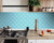 5" X 5" Aqua Gerber Removable Peel and Stick Tiles N270-400386
