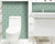 4" X 4" Glenda Sage Removable Peel And Stick Tiles N270-400400