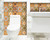 6" X 6" Golden Multi Mosaic Peel and Stick Tiles N270-400307