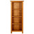 Bookcase Natural Oak Solid oak wood with oak veneered MDF Medium A949-331740