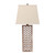 6 X 6 X 27.5 Tan Metal Mirror - Table Lamp N270-274468