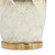 22" White and Gold Mercury Glass Table Lamp With White Cone Shade N270-528690