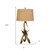 33" Brown Antlers Table Lamp With Brown Empire Shade N270-524700