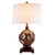 Brown Metallic Mosaic Design Table Lamp N270-468645